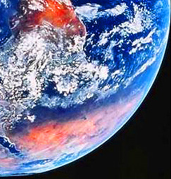 Earth Right side UP