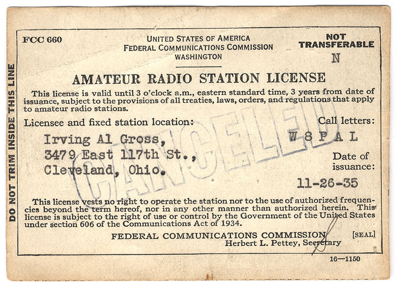 amateur radio license