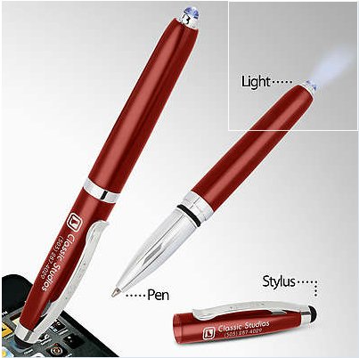 Pens that showing the Light